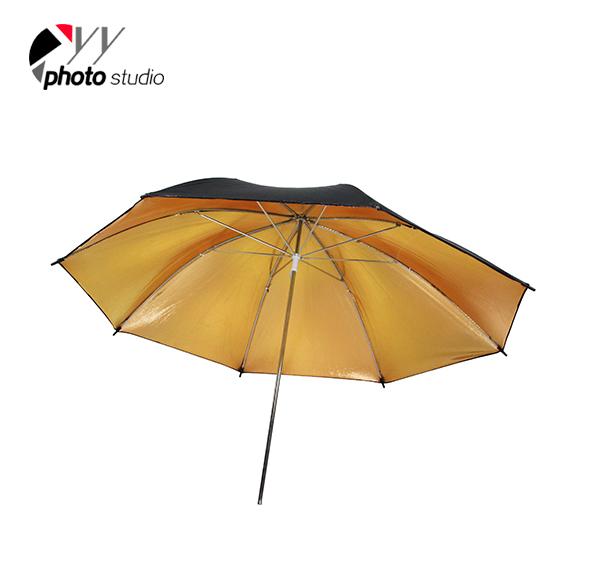 Studio Gold and Black Reflective Photo Umbrella YU301