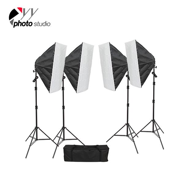 Photo Studio Video Softbox Continuous Lighting Kit with Support System, KIT 032