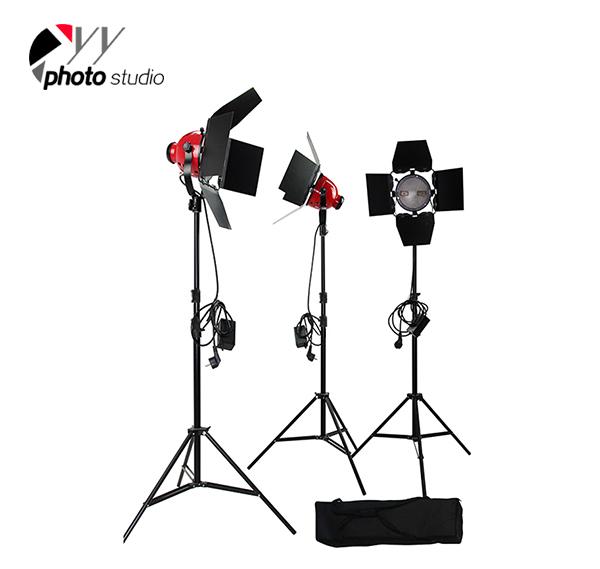 1600W Photo Studio Video Red Head Lighting Kit, KIT 045